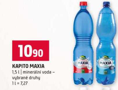 ΚΑΡΙΤΟ ΜΑΧΙΑ 1,5l minerální voda vybrané druhy 