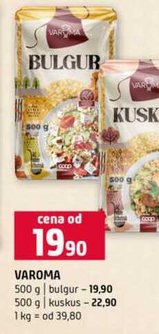 VAROMA 500 g bulgur 500 g kuskus