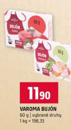 VAROMA BUJÓN 60 g vybrané druhy 