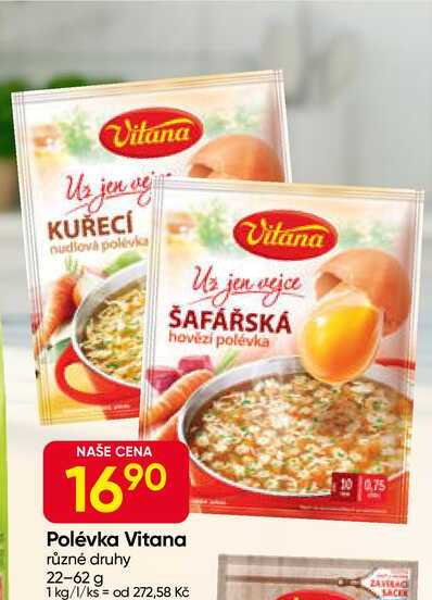 Vitana polévka různé druhy 22-62 g 