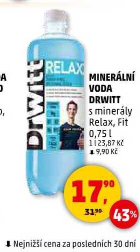 MINERÁLNÍ VODA DRWITT, 0,75 l