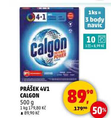 PRÁŠEK 4V1 CALGON, 500 g