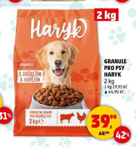 GRANULE PRO PSY HARYK, 2 kg