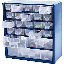 LUX-TOOLS OCELOVÝ DÍLENSKÝ ORGANIZÉR, 23 PŘIHRÁDEK, 31 × 16 × 33 CM