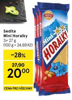 Sedita Mini Horalky, 3x 27 g
