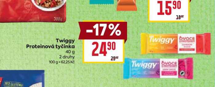 Twiggy Proteinová tyčinka 40 g