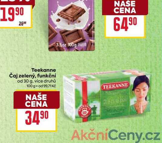 Teekanne Čaj zelený, funkční od 30 g