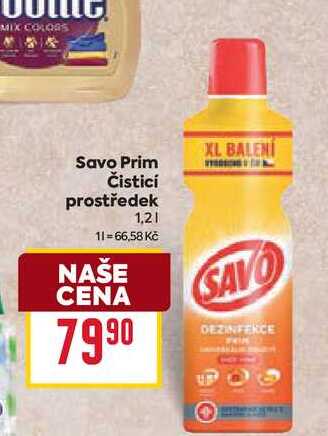 Savo Prim Čisticí prostředek 1,2l