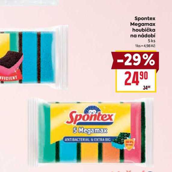 Spontex Megamax houbička na nádobí 5ks