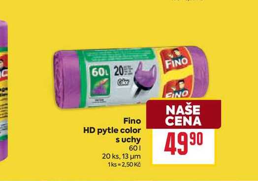 Fino HD pytle color suchy 601 20 ks, 13 μm