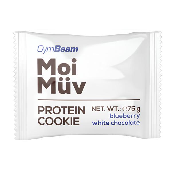 GymBeam MoiMüv Protein Cookie - borůvka, bílá čokoláda