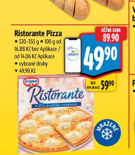 Ristorante Pizza 320-355 g