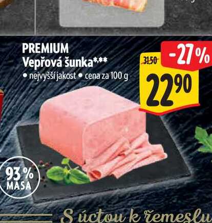 PREMIUM Vepřová šunka 100 g