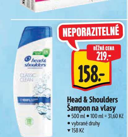 Head & Shoulders Šampon na vlasy 500 ml