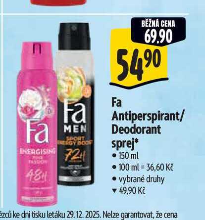   Fa Antiperspirant/ Deodorant sprej 150 ml  