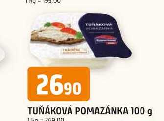 TUŇÁKOVÁ POMAZÁNKA 100 g