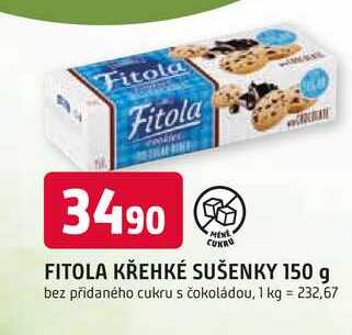 FITOLA KŘEHKÉ SUŠENKY 150 g