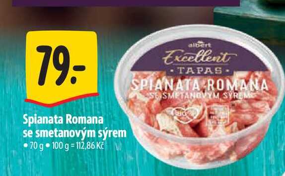 Spianata Romana se smetanovým sýrem 70 g  