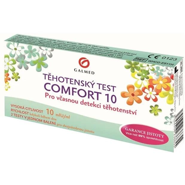 Těhotenský test Comfort 10 2ks Galmed