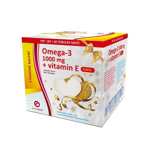 Omega-3 forte 1000 mg + Vitamin E 180+60 tobolek Galmed