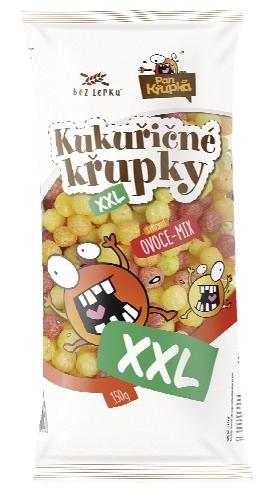 Pan Křupka Kukuřičné křupky XXL s ovocnou příchutí, 150 g