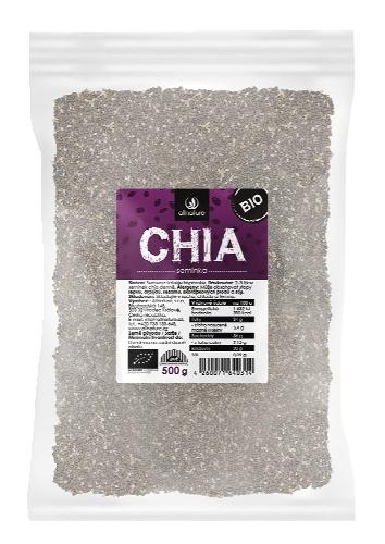 Allnature BIO Chia semínka, 500 g