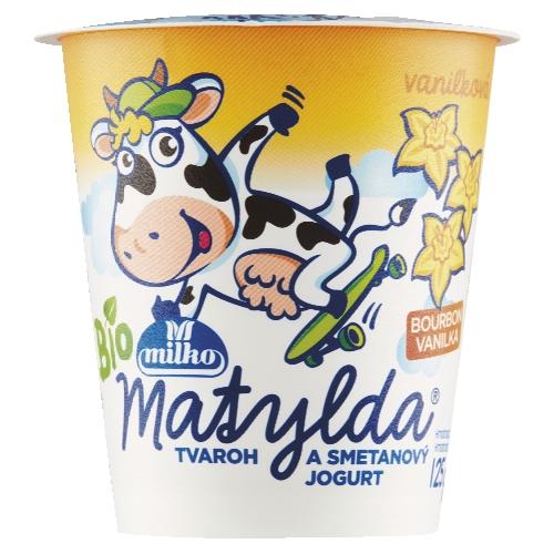 Matylda BIO Tvaroh a smetanový jogurt, 125 g
