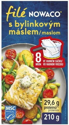 Nowaco Filé s bylinkovým máslem, 210 g