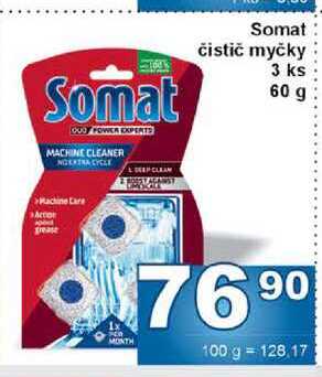 Somat čistič myčky 3 ks 60 g