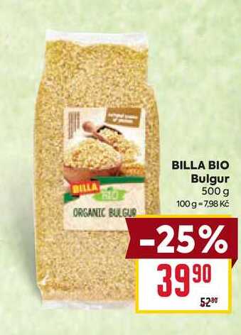 BILLA BIO Bulgur 500 g