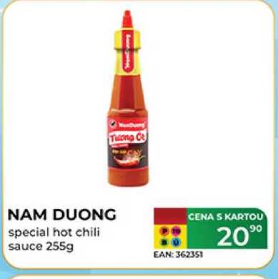 NAM DUONG special hot chili sauce 255g  