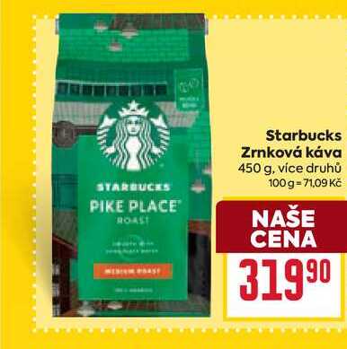 Starbucks Zrnková káva 450 g