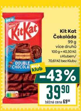 Kit Kat Čokoláda 99 g