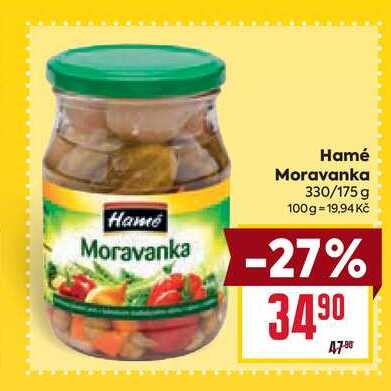 Hamé Moravanka 330/175 g