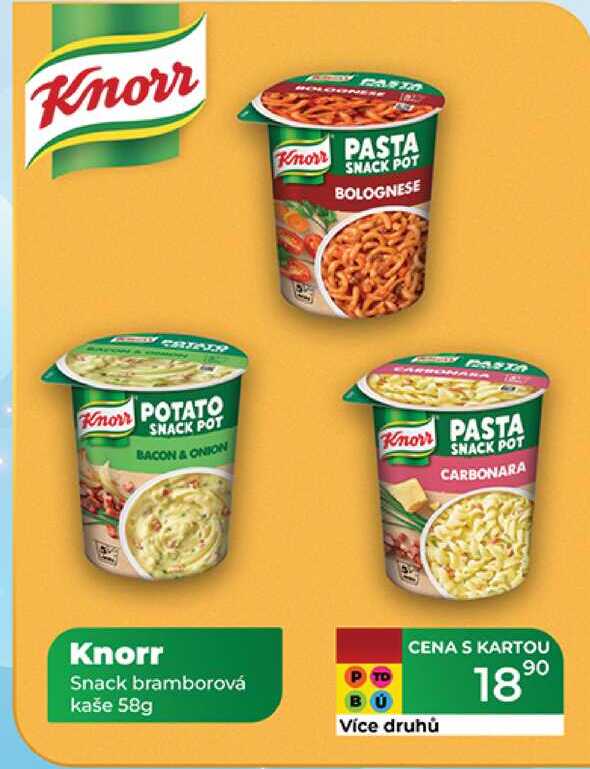 Knorr Snack bramborová kaše 58g