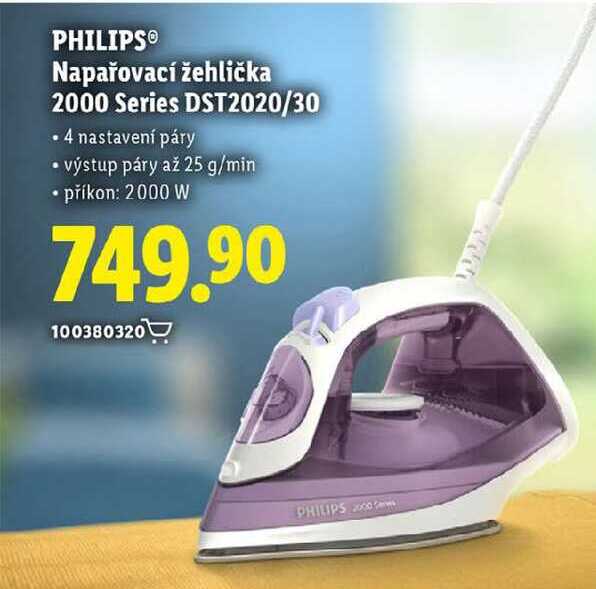 PHILIPS Napařovací žehlička 2000 Series DST2020/30