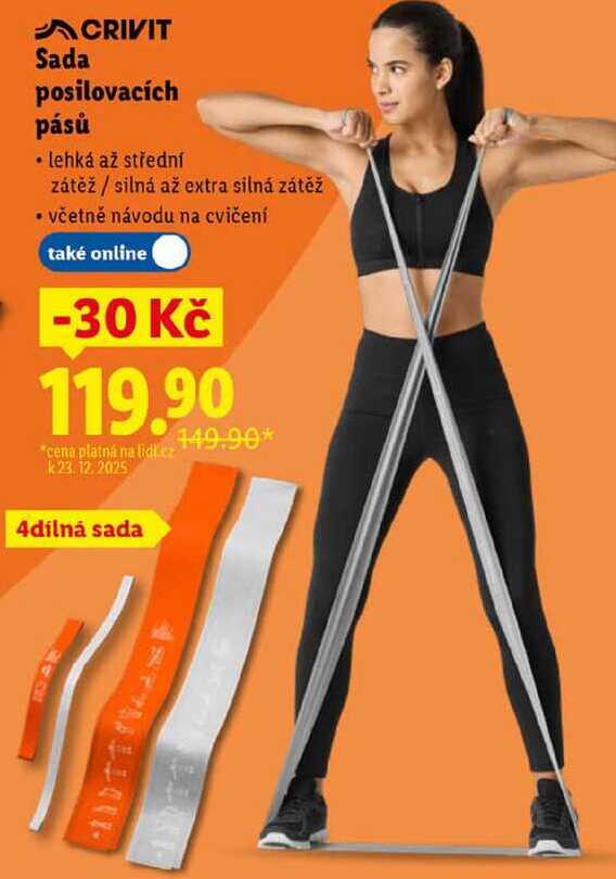 Sada posilovacích pásů 