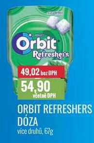 ORBIT REFRESHERS DOZA 67g 