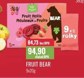 FRUIT BEAR 9x20g