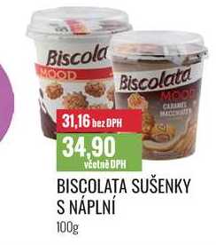 BISCOLATA SUŠENKY S NÁPLNÍ 100g 