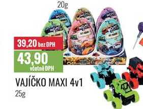 VAJÍČKO MAXI 4v1 25g 