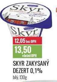 SKYR ZAKYSANÝ DEZERT 0,1% 130g