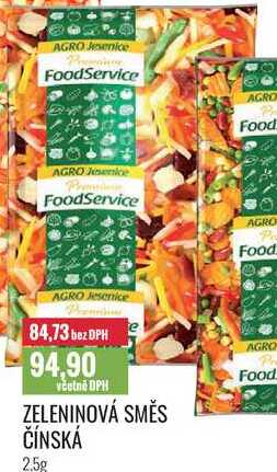 ZELENINOVÁ SMĚS ČÍNSKÁ 2,5kg 