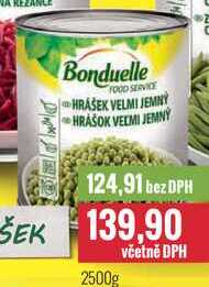 Bonduelle Hrášek velmi jemný 2500g