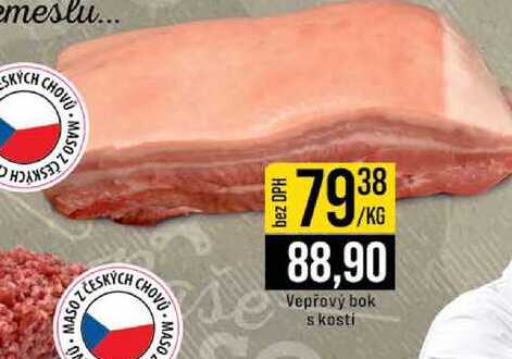 Vepřový bok s kosti 1kg