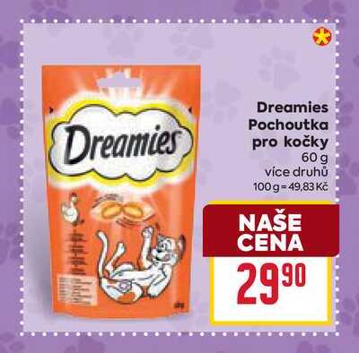 Dreamies Pochoutka pro kočky 60 g 