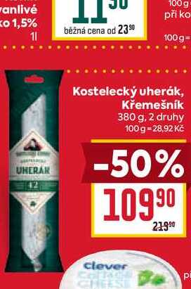 Kostelecký uherák, Křemešník 380 g