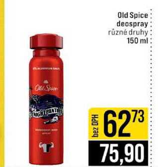 Old Spice deospray různé druhy 150 ml