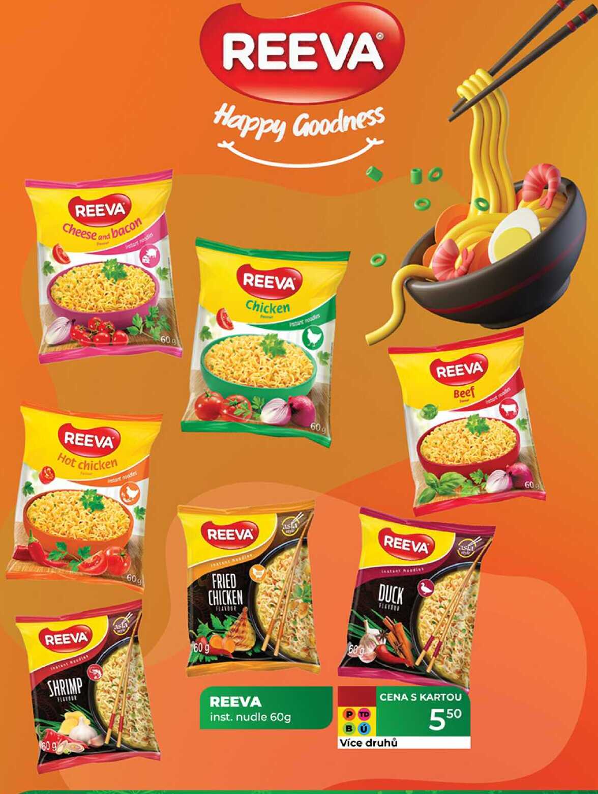 REEVA inst. nudle 60g