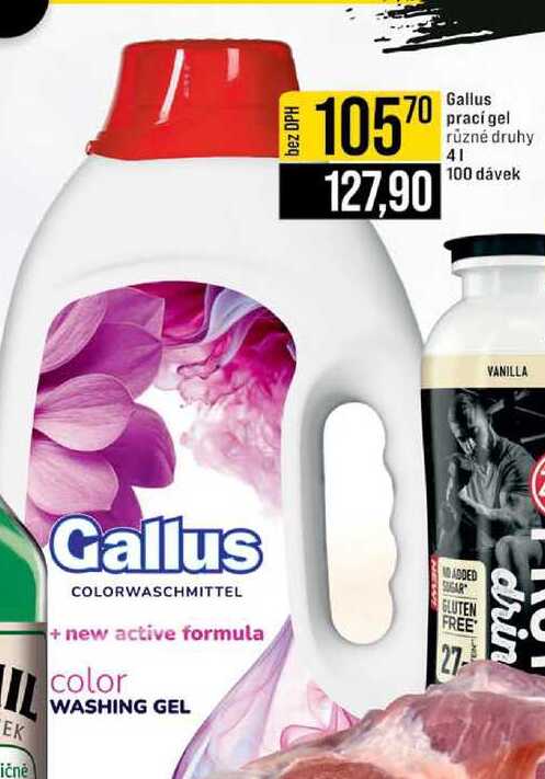 Gallus prací gel různé druhy 4l
